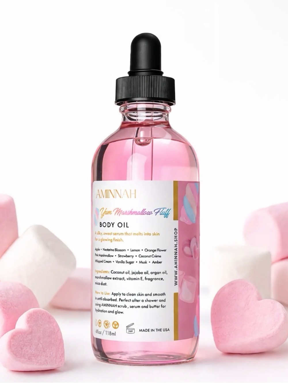 Aminnah Yum Mashmallow Fluff Body Oil
